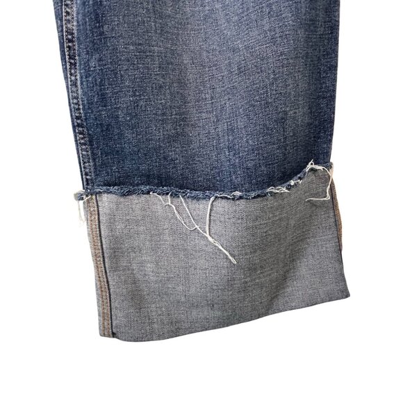 Banana Republic Factory Wide Cuffed Pleated Wide Leg Crop - Picture 3 of 10